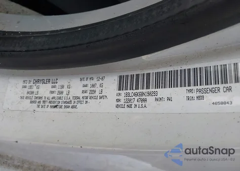 2008 Dodge Avenger Se from USA, damaged, VIN 1B3LC46K68N190293